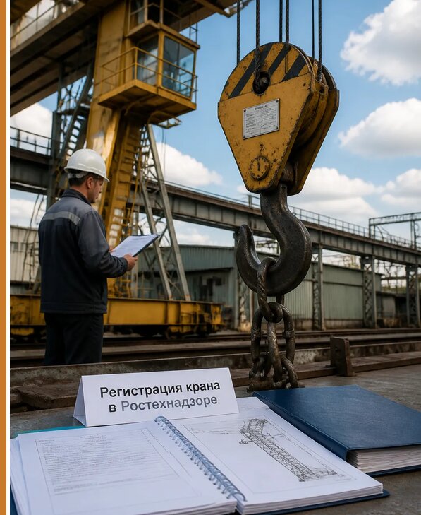 Регистрация крана в Ростехнадзоре в Ейске от 15459 р. | Авеста ОТиПБ